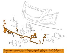 GM OEM 16-18 CT6 Front Bumper Electrical Components-Harness 84133543