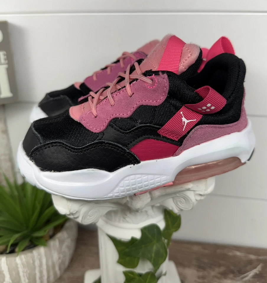 Jordan MA2 "Rush Pink" Zapatos (TD) Talla 9C CW6596-062 Nike Air 2021 Niña Zapatilla EC Foto 3 de 4