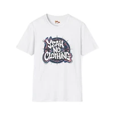 Yeah No Clothing Mens or Womens Graphic Graffiti Logo T-Shirt