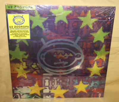 U2 ''Zooropa'' 30th Anniversary Deluxe Edition 2-LP Yellow Transparent Vinyl 2023