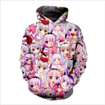Kobayashi-san Chi no Maid Dragon Anime Kapuzen Sweatshirt Hoodie Pullover Pulli