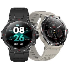 Smart Watch Men Waterproof Smartwatch Touch Screen Bluetooth Music Bracelets