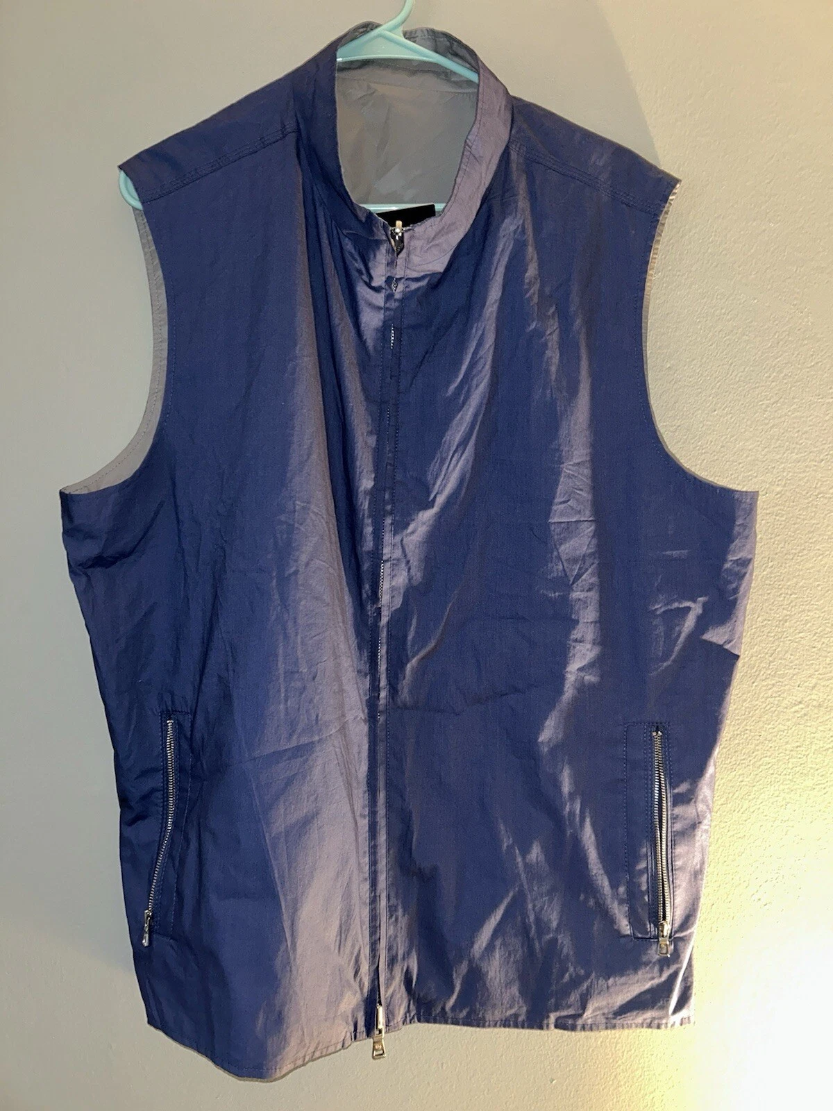 PETER MILLAR MENS EXCURSIONIST REVERSIBLE VEST SIZE MEDIUM $475 STYLE:MS24XZ73