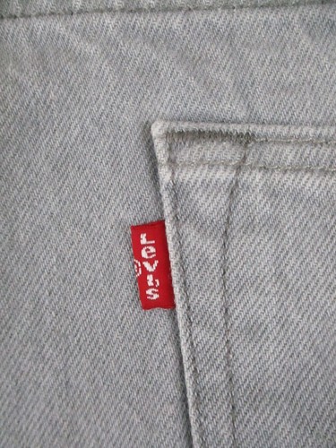 Levis 501 Jeans Mens 42x30* Grey Denim Buttonfly Straight Fit Western Retro - Picture 7 of 17