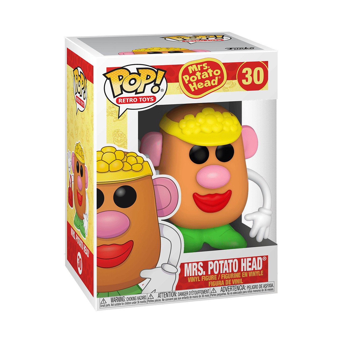 Sale New - Funko Pop! Vinyl Figure Hasbro - Mrs. Potato Head #30 -2020 Pop! Retro Toy