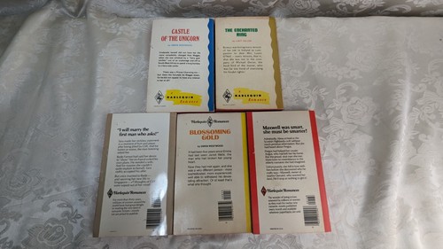 Vintage HARLEQUIN Romance Books - Lot of 5 Books 1970's Ephemera Love - Picture 8 of 9