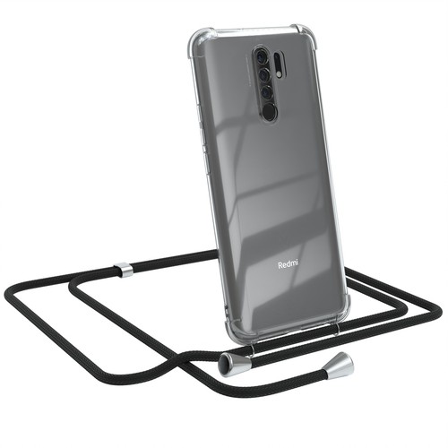 EAZY CASE do Xiaomi Redmi 9 Etui z opaską Łańcuszek na telefon komórkowy Silikonowe etui ochronne Cover - Zdjęcie 8 z 26
