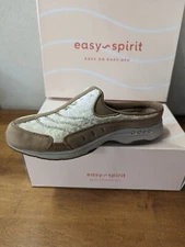 Easy Spirit Womens Travel Time 567 Suede Mule Shoes for Women