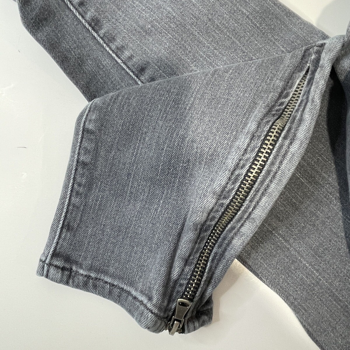 PAIGE Verdugo Ankle Skinny Jean グレー NWT PAIGE Sz 27 VERDUGO ANKLE SKINNY STRETCH JEANS STERLING