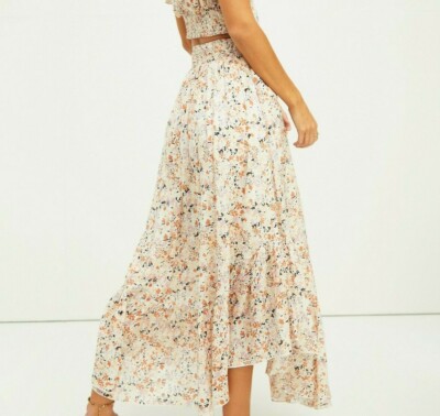 テグ Free People Pretty Dayz Co-Ord Skirt M 6 Women's Casual Printed