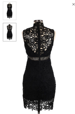 uo nikita lace hanky hem midi dress Lace Halter/Handkerchief Hem Dress