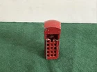 EARLY CHARBENS #39 TELEPHONE BOX DIECAST METAL 53MM TALL VINTAGE SEE PHOTOS
