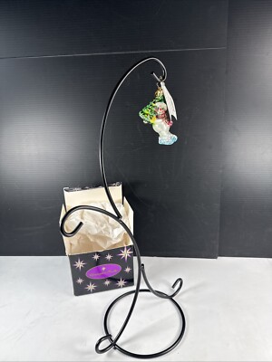 Christopher Radko Little Gems Snowman TOE LOOP SCOOP GEM Ornament 