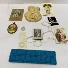 Assorted Religious Items - St. Jude St. Joseph - Medals/tokens And More
