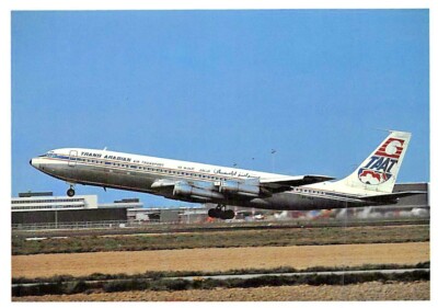 Airline Postcards Trans Arabian Air Transport Boeing 707-349C ST-ALK c/n 18976 