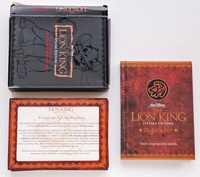 Disney ''Lion King'' Special Edition DVD Box Set 9 Exclusive Portraits! No DVD