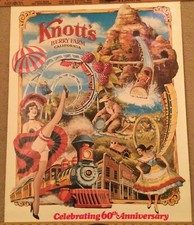 Knott&rsquo;s Berry Farm - ORIGINAL &ldquo;60th Anniversary&rdquo; 1980 Poster 22 X 28 - VINTAGE