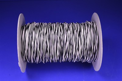 1 000 22 Awg Tinned Copper Hook Up Wire Twisted Pair Black White Mil Spec Ebay