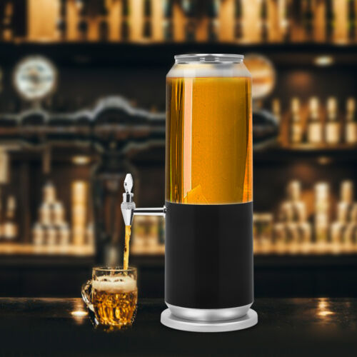 Beer Tower Dispenser 3L Wine Dispenser Drink Beverage Dispenser -18.9*9.8in