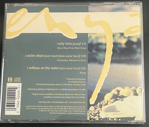 Comme Neuf - Enya - Seulement Time - Reprise 9-42420-2 (2001) (CD Single) - Photo 2 sur 3