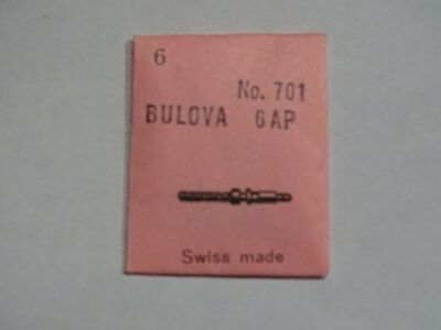 Tige De Remontoir Pour Montre Bulova 12B - Pièce Horlogerie Neuve Acier