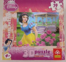 TREFL ° tolles 3-D PUZZLE 70 Teile Disney Princess 3D Visual Echo Technology 4+