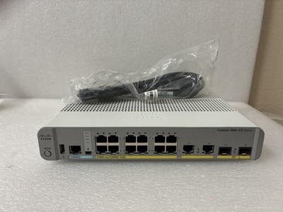 Cisco WS-C3560CX-12PC-S POE Switch 12 x GE & 2 SFP Ports IP Layer