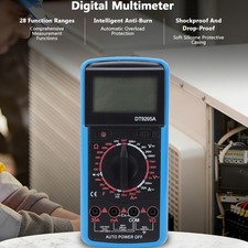 DT9205A Digital Multimeter für KFZ für Heimlabor 182g leicht