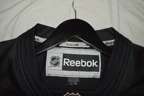 San Jose Sharks 31 Niemi NHL Official Reebok Jersey Men’s Size Large Black - Picture 9 of 11