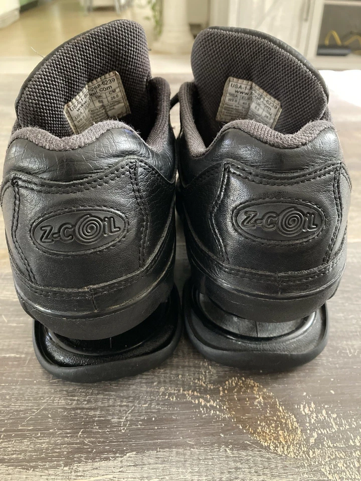 Women’s Z Coil Sz 9 Legend Pain Relief Shoes Black Leather Upper - Image 4 of 4