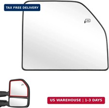 Side Heated Mirror Glass Replacement for Ford F150 2015-2020 Ford F250 F350 F450