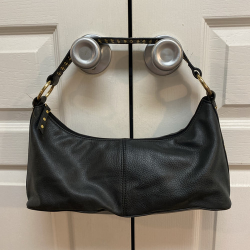 Bisou Bisou Handtasche schwarz Kunstleder Tasche von Michele Bohbot 5x13x4 - Bild 1 von 6