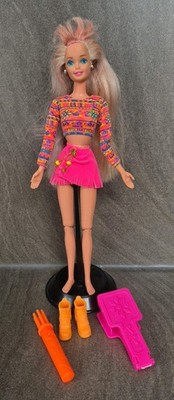 Vintage Sindy Crimp & Bead Curl Hasbro Doll Outfit 1994 Crimpers Curler Boots