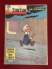 Livre Revue TINTIN Numéro 607 1960 Prudence Petitpas Mene L’enquête