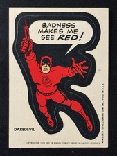 1975 Topps Comic Book Heroes Stickers 21