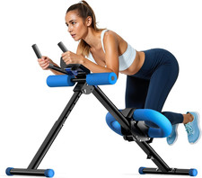 Adjustable Abdominal Trainer Machine Foldable Home Ab Workout Fitness Gear