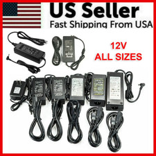 12V 1A 2A 3A 5A 6A 8A 10A Power Supply AC To DC Adapter 5050 LED STRIP LIGHT USA
