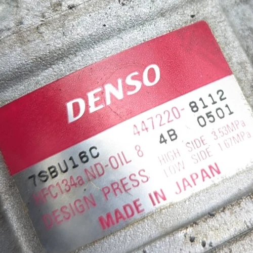 Оригинальный компрессор переменного тока для BMW 740i E38 1998-2001 годов выпуска 447220 8112 - Изображение 2 из 4