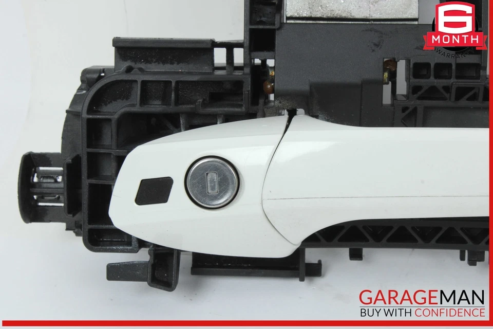 08-15 Mercedes X204 GLK350 Manija de puerta exterior delantera izquierda lado del conductor blanca OEM Foto 2 de 4