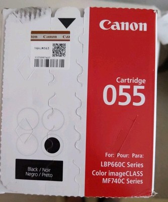 CANON Cartridge 055 BLACK, for: LBP660C series, New, Sealed, Genuine 