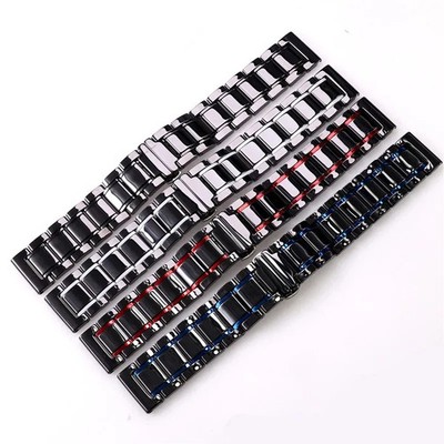 Premium Ceramic Watch Strap for Huawei GT Samsung S3 S4 22 24mm White Bracelet