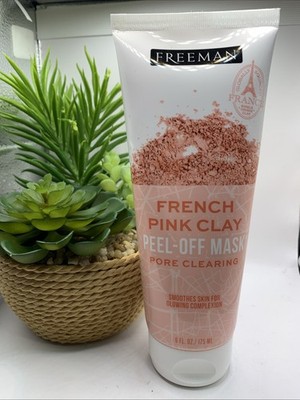 Freeman Beauty, French Pink Clay Peel-Off Beauty Mask, 6 fl oz (175 ml)
