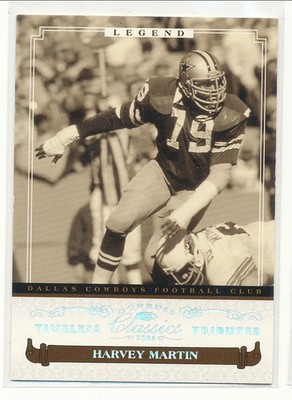 2006 Donruss Classics Harvey Martin #242 Timeless Tributes Silver /50