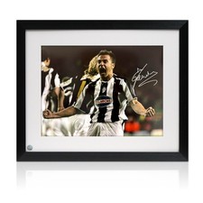 Fabio Cannavaro Signed Juventus Football Photo. Framed