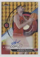 2023 Topps Finest Gold Geometric Refractor 23/50 Nikola Vucevic Vučević Auto dq2