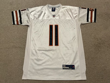 Reebok Sewn Roy Williams Chicago Bears White #11 Rare Adult Size 48 Field Jersey