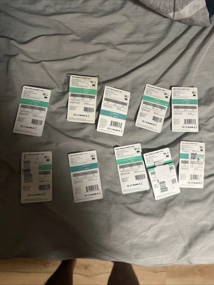 3  Wyze 128GB MicroSDXC Card U3 Class 10 V30 High Speed Camera+7 32GB SDHC W1 - Image 2 of 4