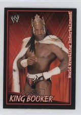 2007 Merlin WWE Superstars Uncovered Stickers Booker T King Booker #182 o8c