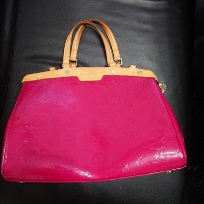 Louis Vuitton  vernis Patent Leather Rose Pink  Bag