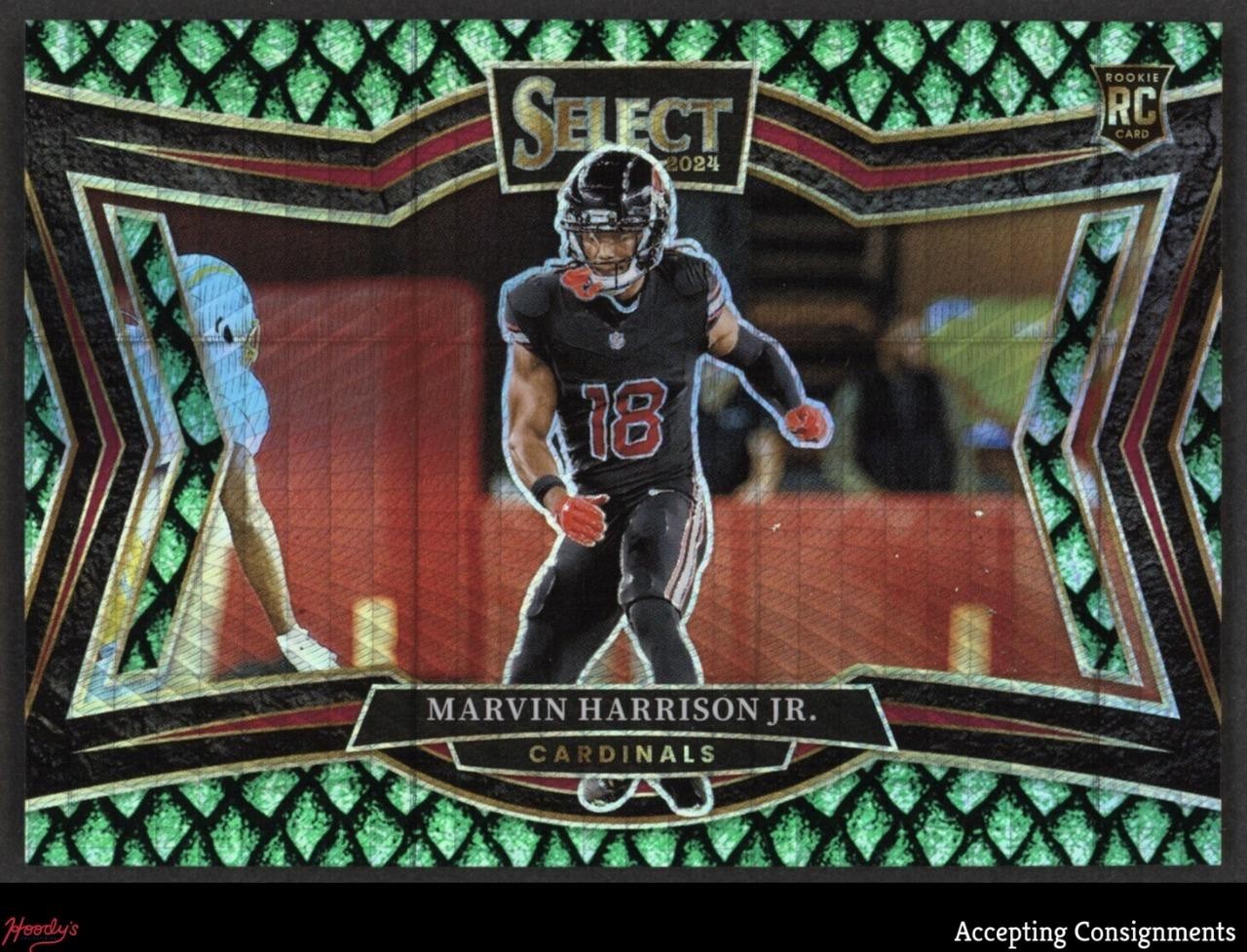 2024 Select Prizm Dragon Scale Field #474 Marvin Harrison Jr. RC ROOKIE 66/70